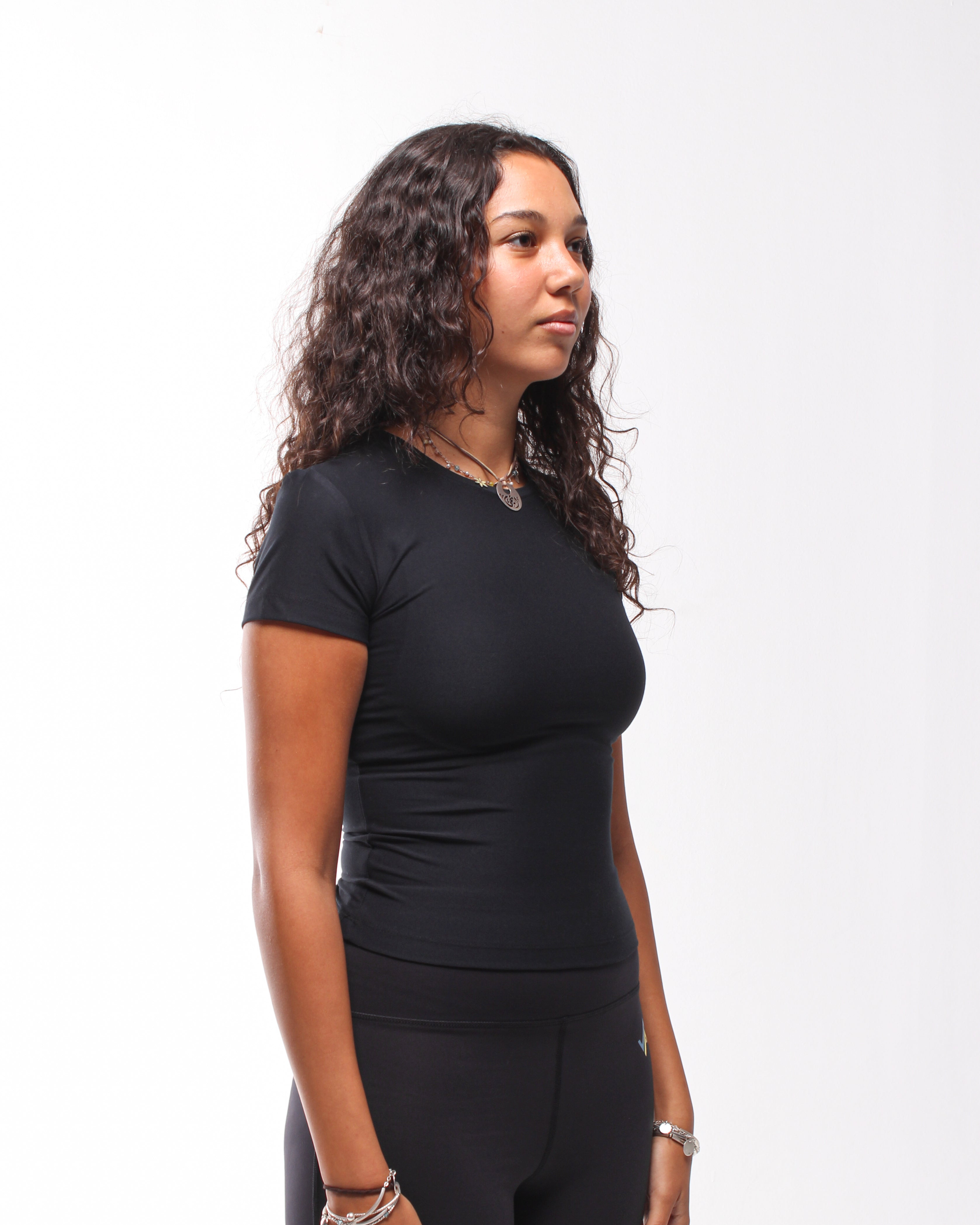 Black Basic Compression Top