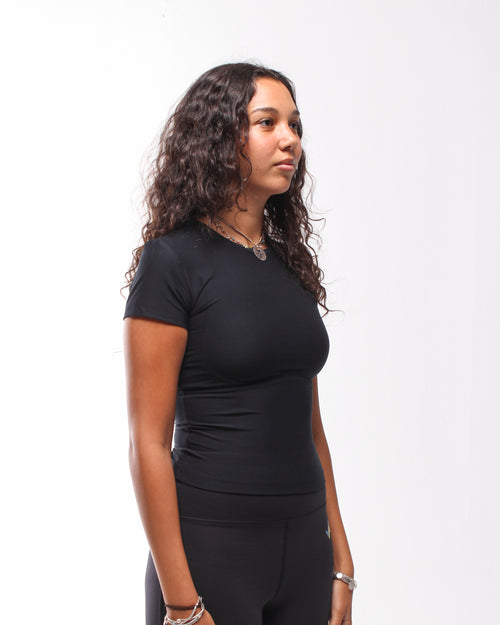 Black Basic Compression Top