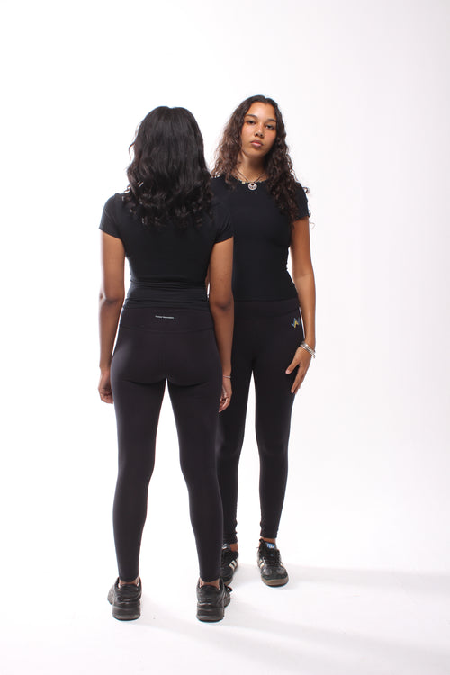 Black Basic Leggings